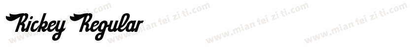 Rickey Regular字体转换